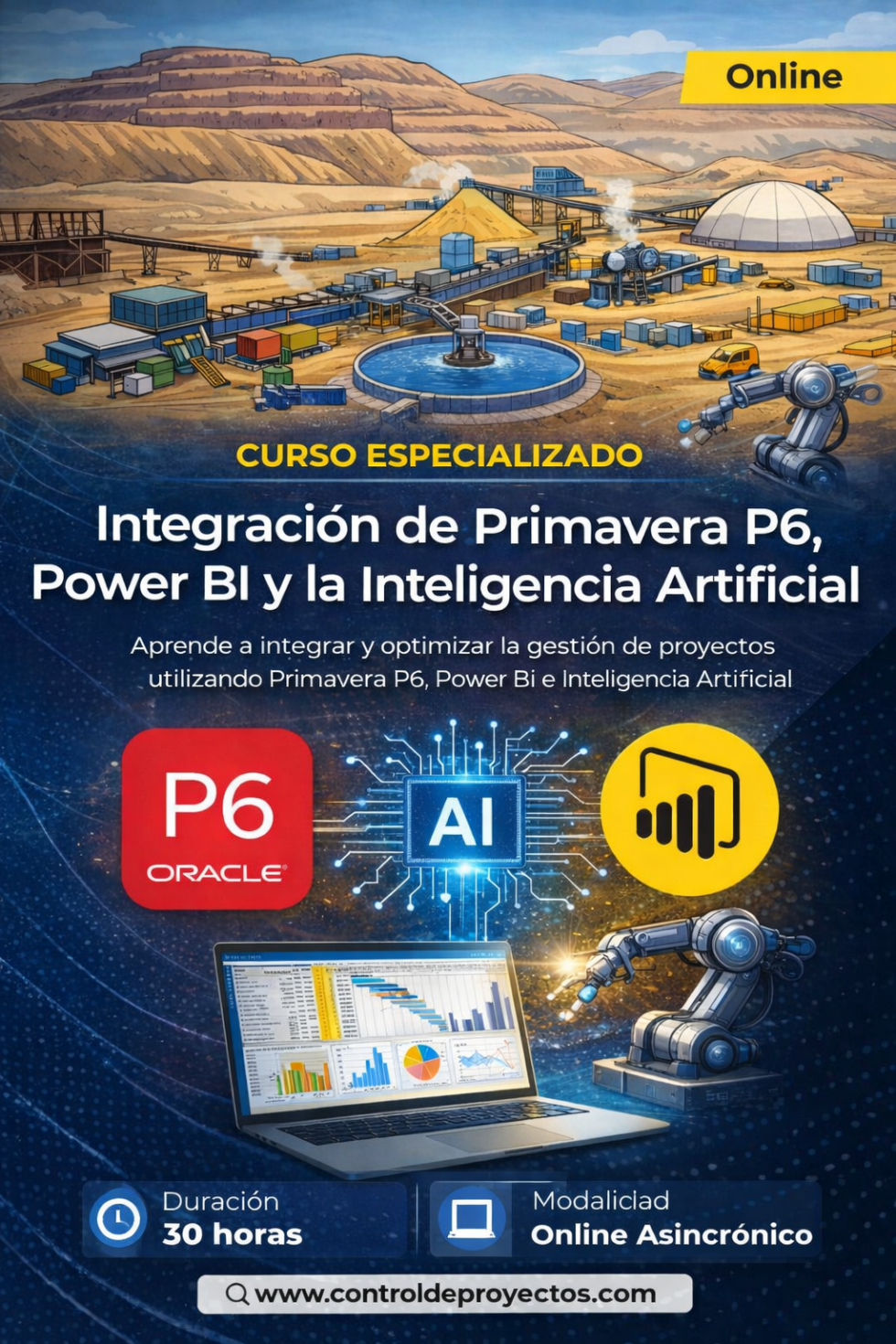 Landing Integración Primavera P6 – Power BI – IA | Academia de Control ...